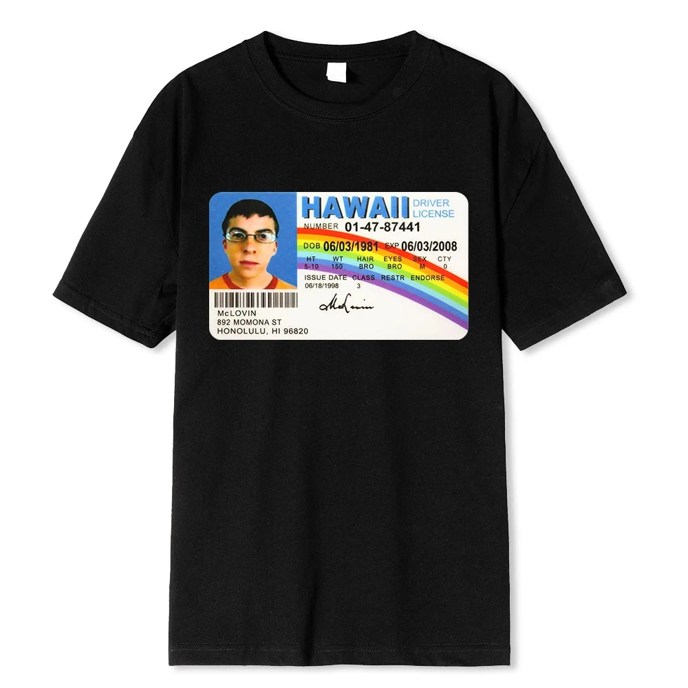 Mclovin Id Card Superbad T-Shirt