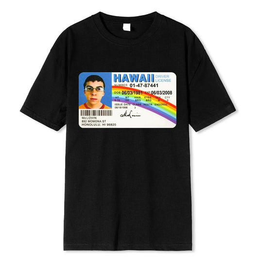 Mclovin Id Card Superbad T-Shirt